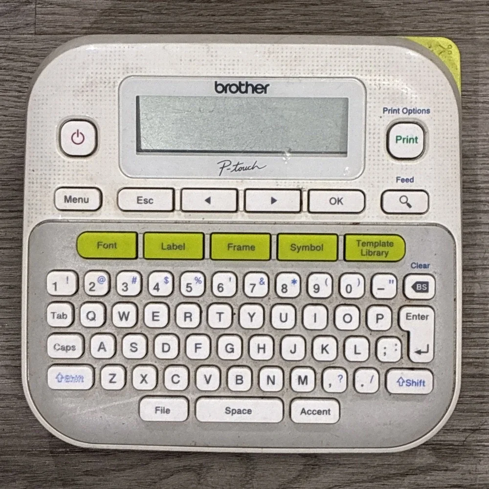 USED Brother P-Touch PT-D210 Handheld Label Maker
